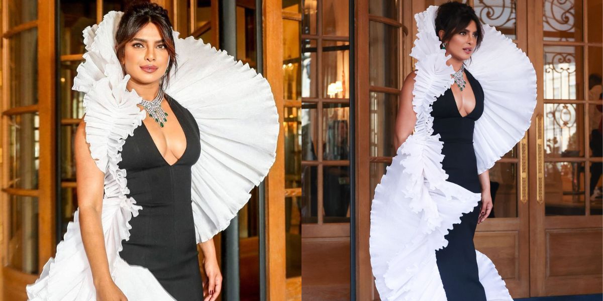 Priyanka Chopra Jonas is the epitome of glamour as she steps out in a ruffled gown